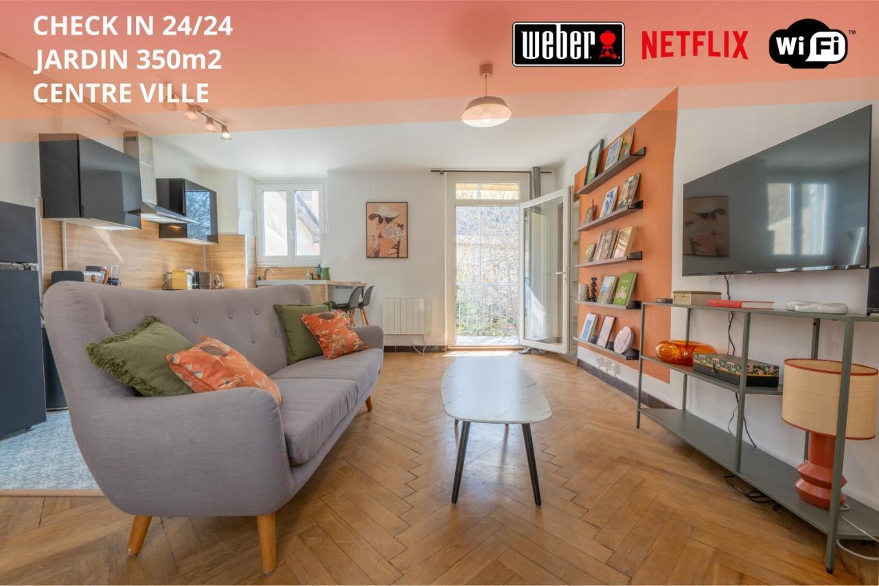 Appartement T3 63M2 - L'Atypique Et Son Jardin De 350M2 Au Coeur De Digne Dış mekan fotoğraf